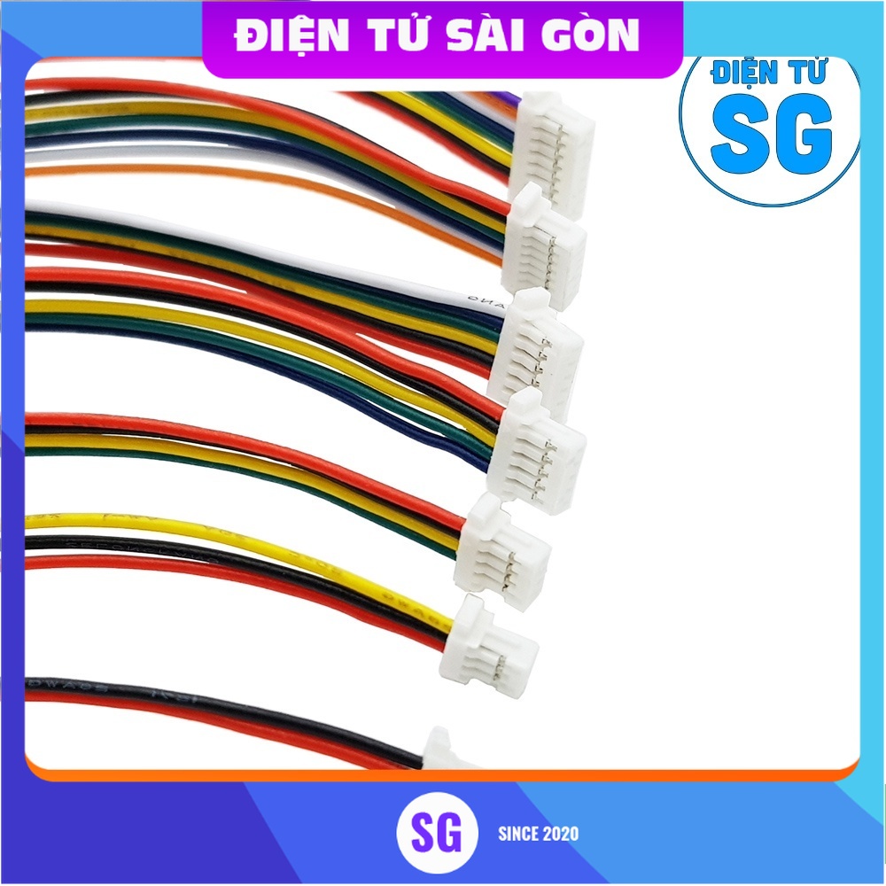 Dây Bus SH1.0mm cái - cái dài 10cm 2P / 3p / 4P / 5P / 6P / 7P / 8P