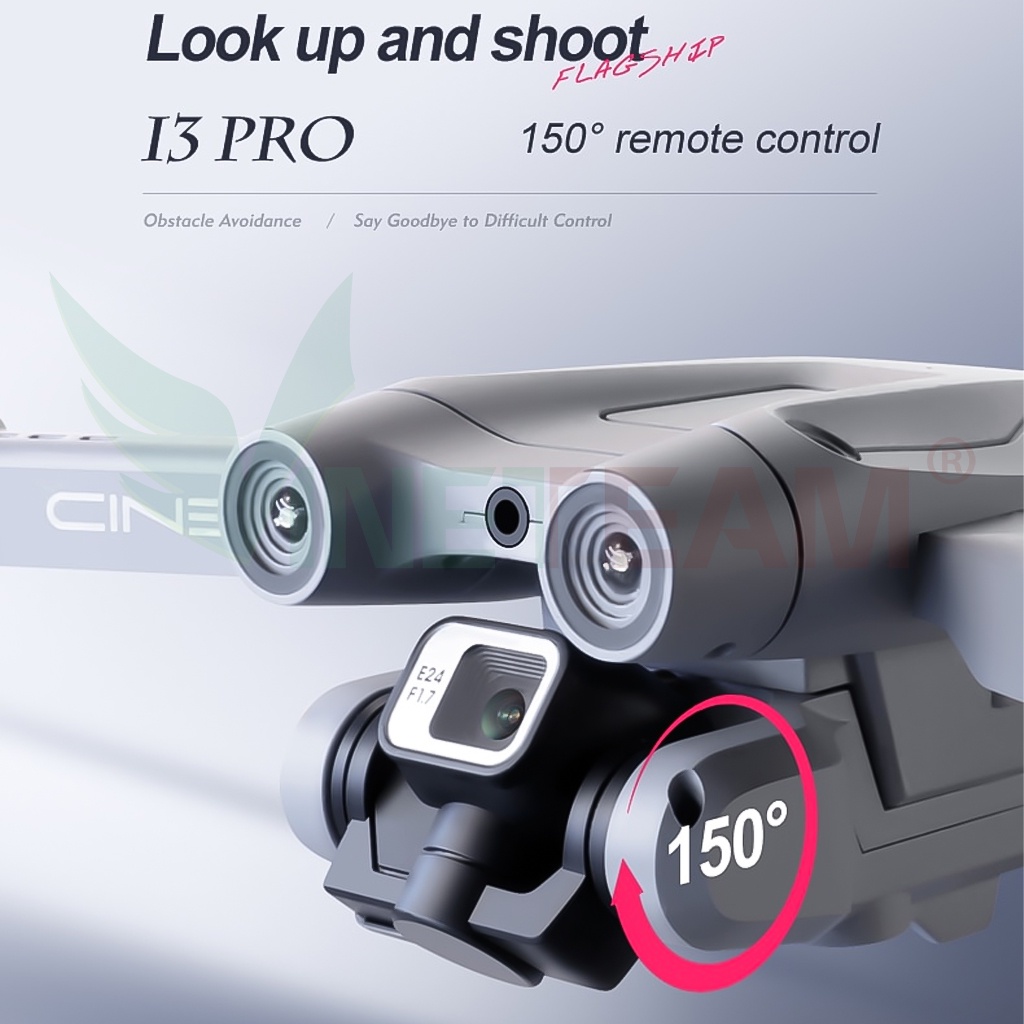 Flycam i3 Pro 4K ,Gimbal chống rung điện tử, Camera Kép cảm biến Tránh Va chạm -dc4876