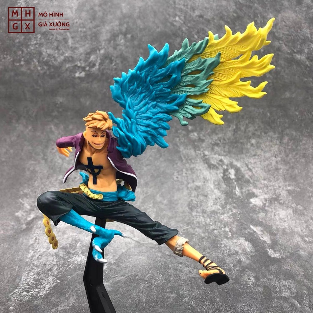 Mô hình One Piece Marco phượng hoàng siêu đẹp Cao 23cm trạng thái chiến đấu , figure mô hình one piece giá xưởng