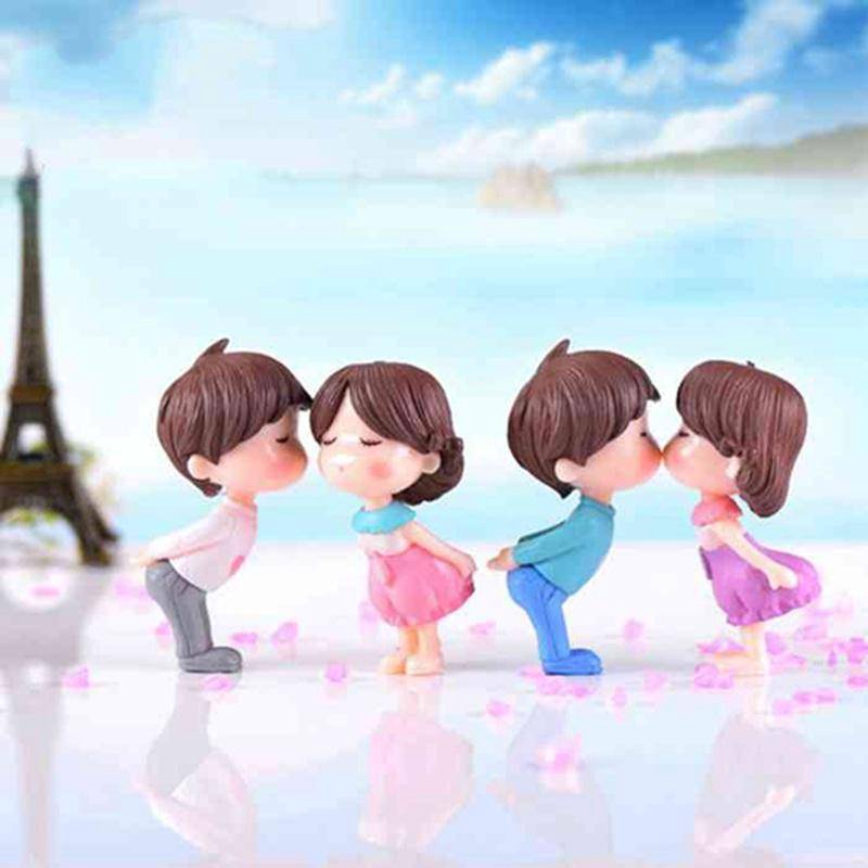 1 Cặp Tượng Đôi Tình Nhân Trang Trí Đám Cưới