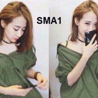 Áo somi bẹt vai