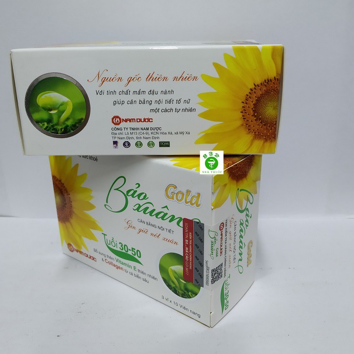 viên uống bảo xuân vàng hộp 3 vỉ x 10 viên | BigBuy360 - bigbuy360.vn