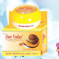 Kem one today 3in1 trắng da mặt 5g