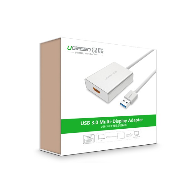 [Chính Hãng] Cáp chuyển đổi USB 3.0 sang HDMI Ugreen 40229