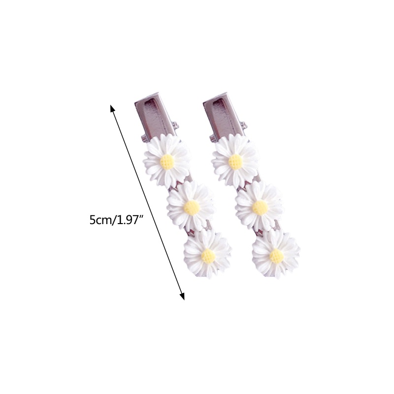 Kẹp Tóc Hình Nơ / Bông Hoa Bằng Hợp Kim Xinh Xắn Cho Bé Gái