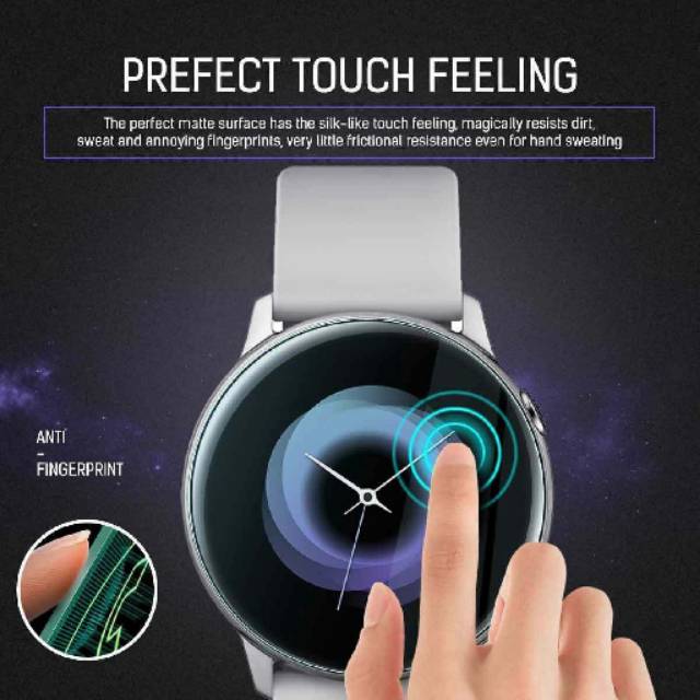Miếng Dán Bảo Vệ Màn Hình Chống Trầy Xước Cho Đồng Hồ Samsung Galaxy Watch Active 1 / 2 40mm 44mm - 2019