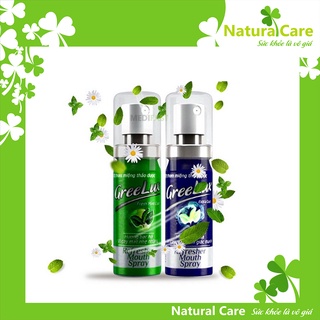 Xịt Thơm Miệng Greelux Thảo Dược chai 12ml – Giúp Cho hơi thở thơm mát