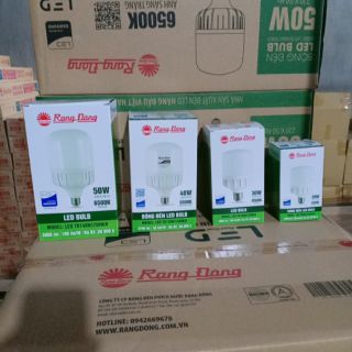 Bóng Đèn Led Trụ Rạng Đông 20W- 30W- 40W- 50W, CHIPLED SAMSUNG Bảo Hành 24 Tháng