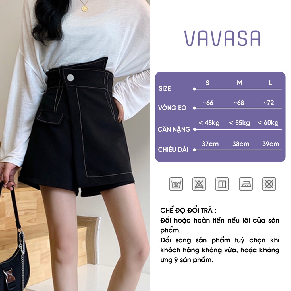 Chân váy chữ a xếp ly lưng cao ngắn công sở bigsize  CV15 | BigBuy360 - bigbuy360.vn