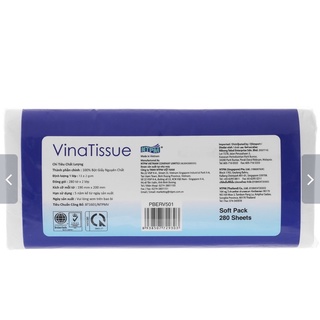 Khăn giấy lụa giấy ăn rút Premier VinaTissue 280 tờ