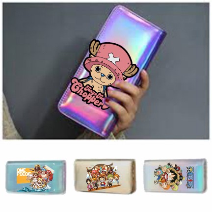 Ví chopper one piece hologram VHI4 ví dẹt thời trang nhiều ngăn ví dáng dài cute dễ thương