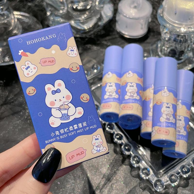 Son Môi Dạng Lỏng Chống Dính Cốc Lâu Trôi Thiết Kế Vỏ Hình Hoạt Hình Dễ Thương