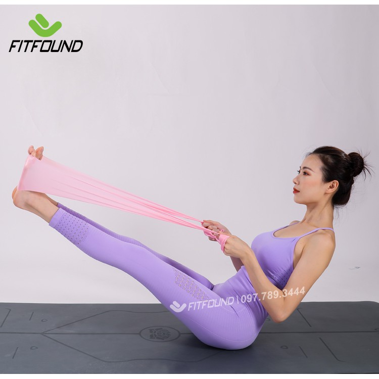 Dây cao su đàn hồi kháng lực bản thun tập gym yoga pilates thể lực 1.5 Thera band