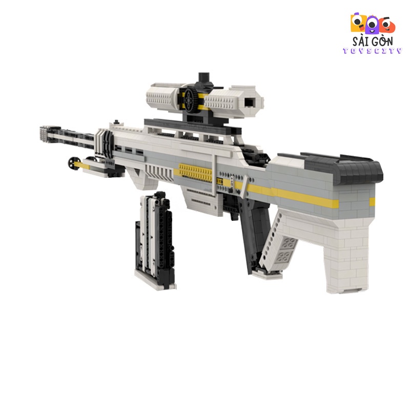 Đồ Chơi Lắp Ráp Mô Hình Súng Sniper Rifle XPR-50 Với 1700+ - Bản Thiết Kế Tiêu Chuẩn Của Kevin183