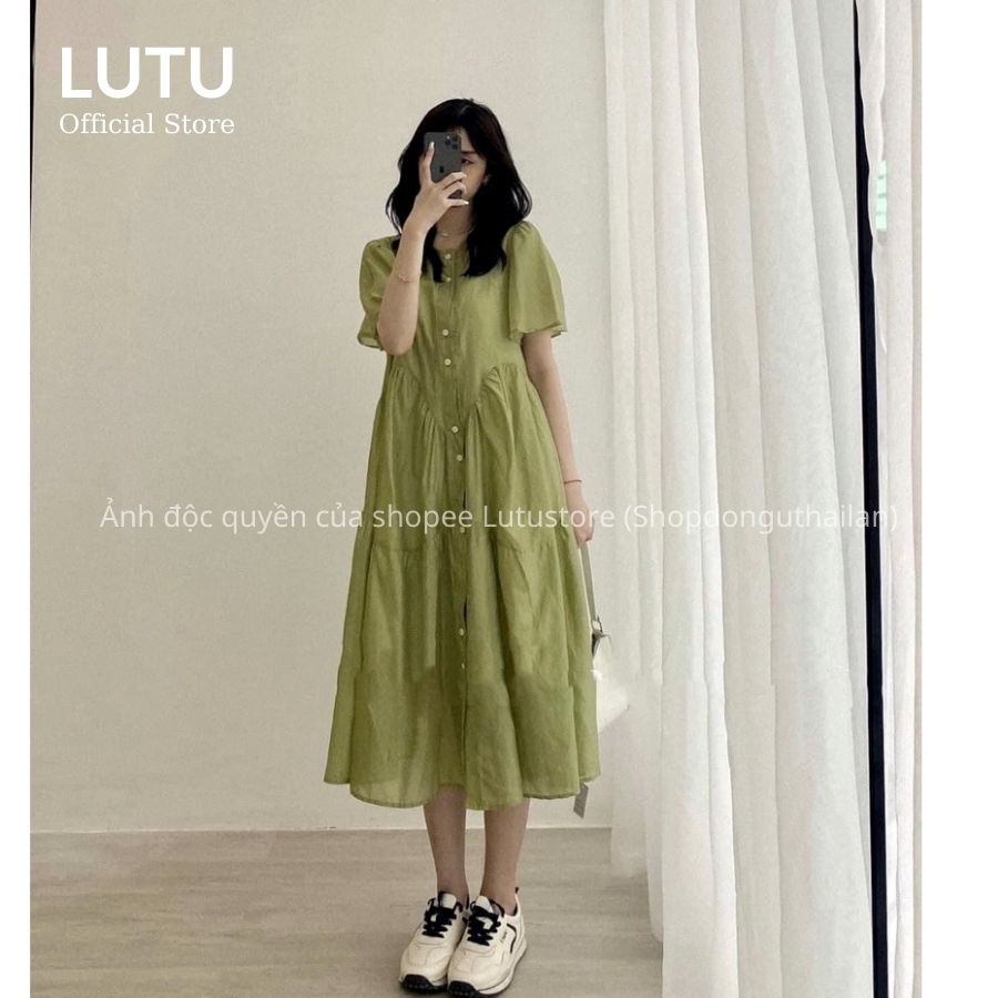 Váy Tơ Lụa Babydoll Xòe Tầng Dáng Dài Maxi Kèm Váy Hai Dây