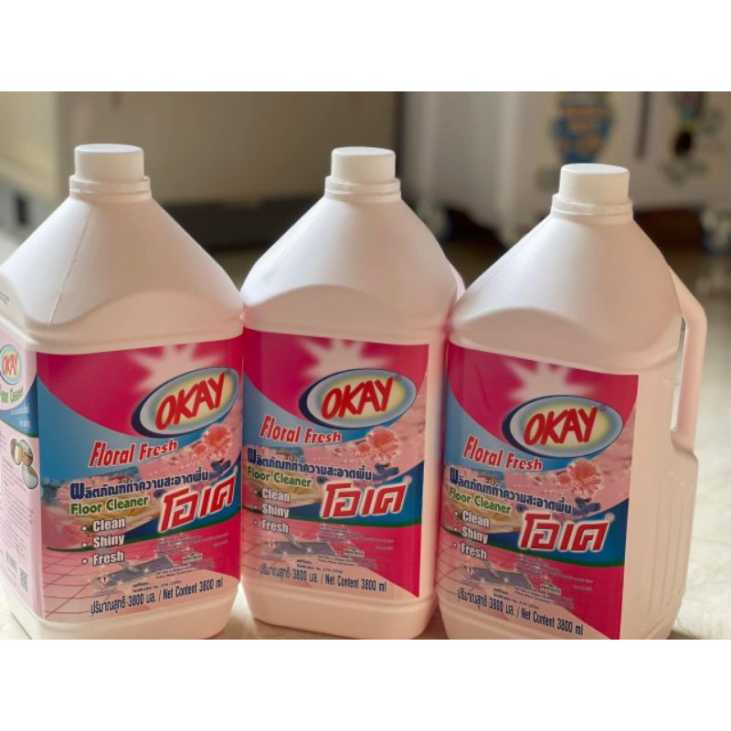 Nước lau sàn hương hoa Okay Thái Lan DT: 3.800ml