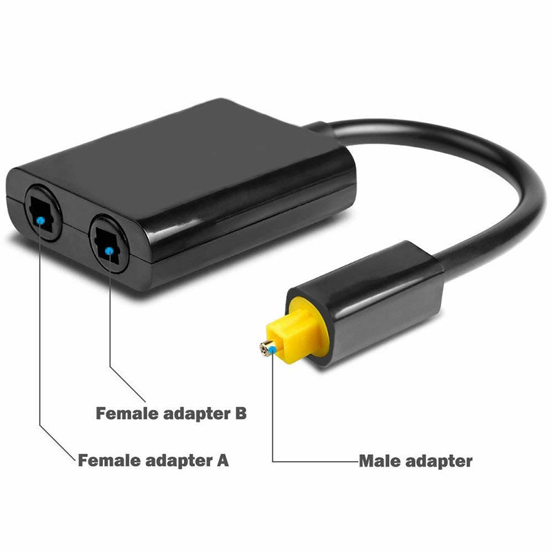 Bộ Chia Âm Thanh Kỹ Thuật Số Spdif 2 Đầu Vào 1 Đầu Ra 2 Đầu Ra