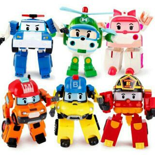 Biệt đội poli biến hình 6 nhân vật