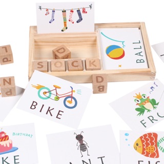 Letter matching - ghép chữ gỗ