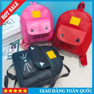 Ba lô thời trang hàn quốc – ba lô cho bé – ba lô da mèo