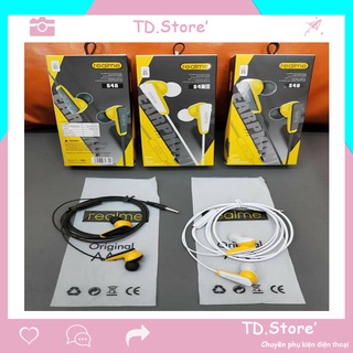 Tai nghe dây S40 hỗ trợ mic, jack 3.5 cùng thiết kế dây xoắn chống rối đứt - BH 12 tháng lỗi 1 đổi 1