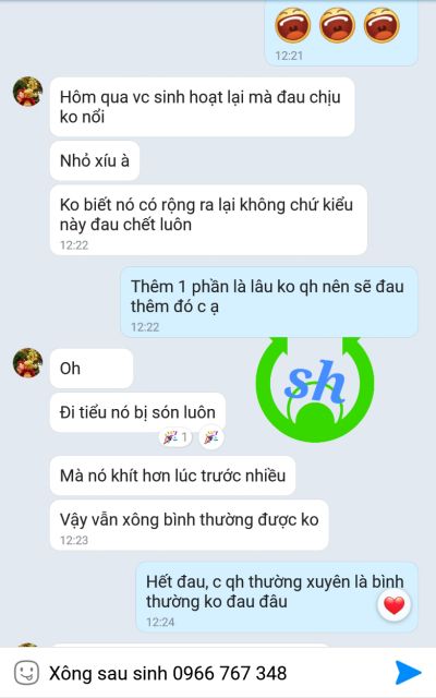 Liệu trình xông vùng kín se khít hồng hào