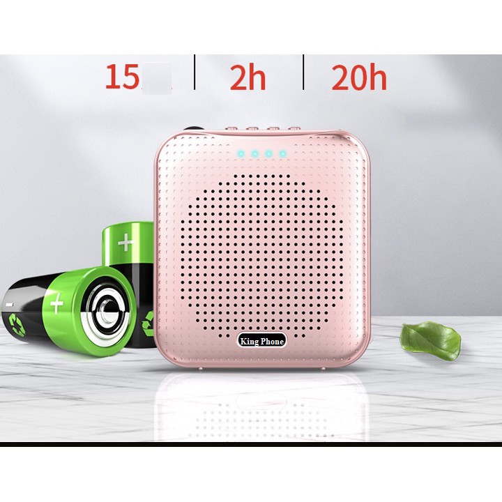 MÁY TRỢ GIẢNG HÀN QUỐC KING PHONE KP-330 PIN KHỦNG, mic cài ve áo wired/wireless