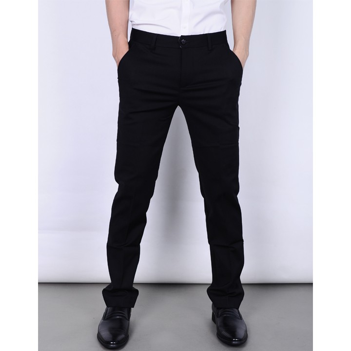 Quần Tây Đen Dáng Body Chất Vintage Co Giãn 4 Chiều Thời Trang Hàn Quốc