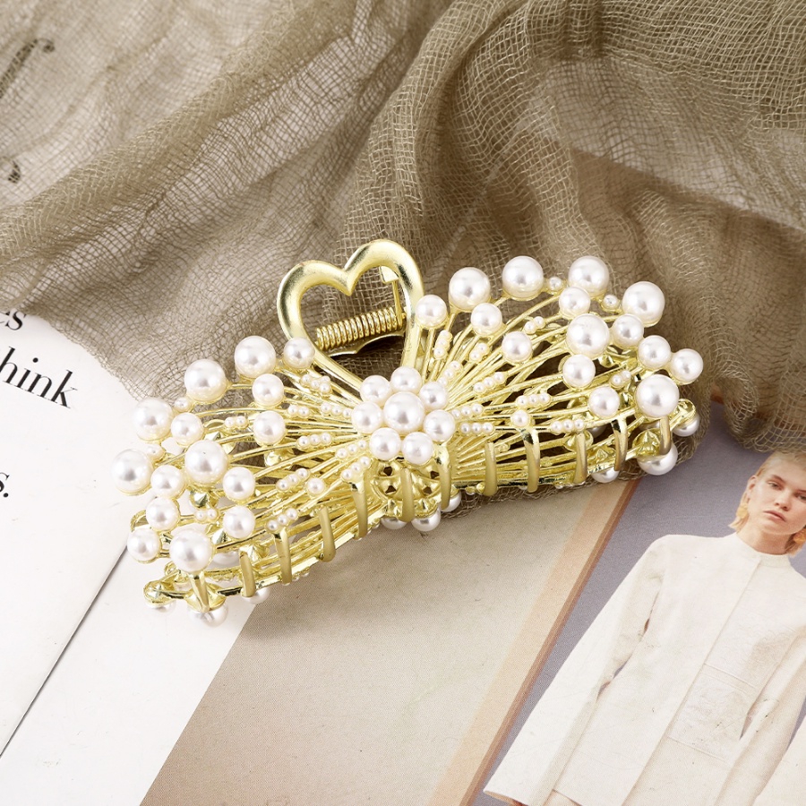 Kẹp Tóc Hình Hoa Đính Ngọc Trai Nhân Tạo Thời Trang Cho Nữ