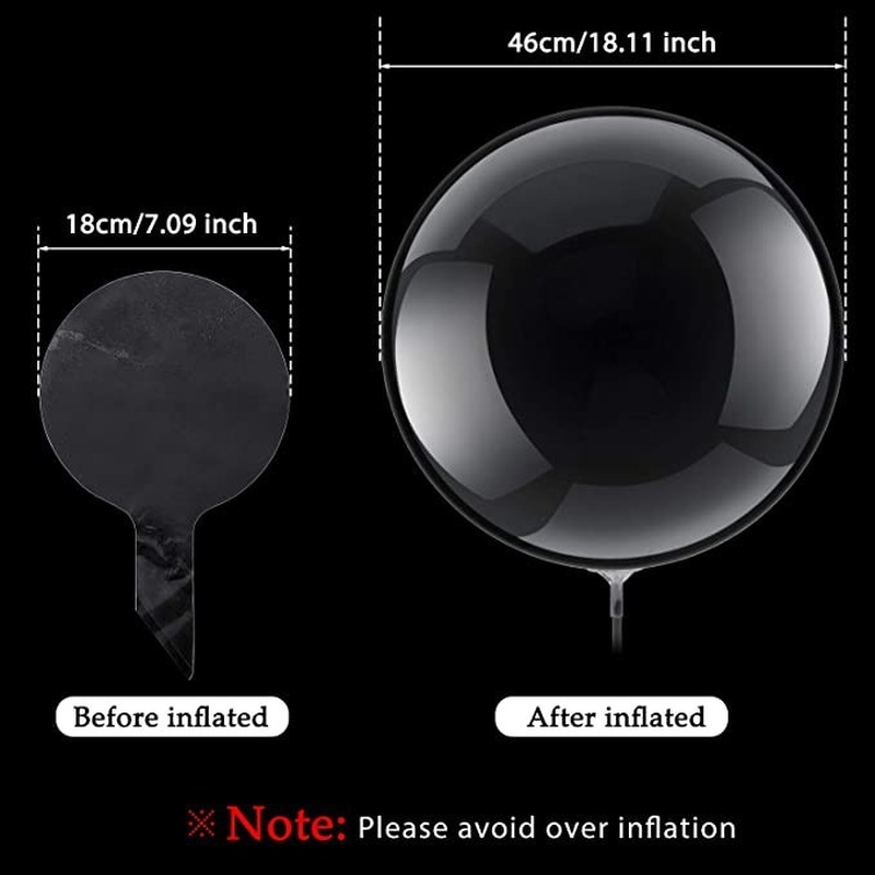 Bong Bóng Bobo 10 18 20 24 36 Inch Trong Suốt Trang Trí Tiệc Sinh Nhật/Lễ Kỷ Niệm DIY