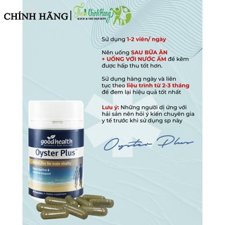 Tinh chất hàu New Zealand Good Health Oyster Plus tăng cường sinh lý nam giới (30 - 60 viên/lọ) | BigBuy360 - bigbuy360.vn