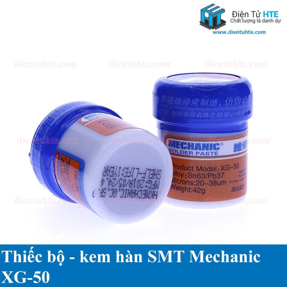 Thiếc bột kem hàn SMT Mechanic XG-50 [HTE-PLK-CN2]