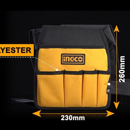 Túi đồ nghề dụng cụ công cụ đeo hong lưng 260mm x 230mm Tools Bag INGCO HTBP02031