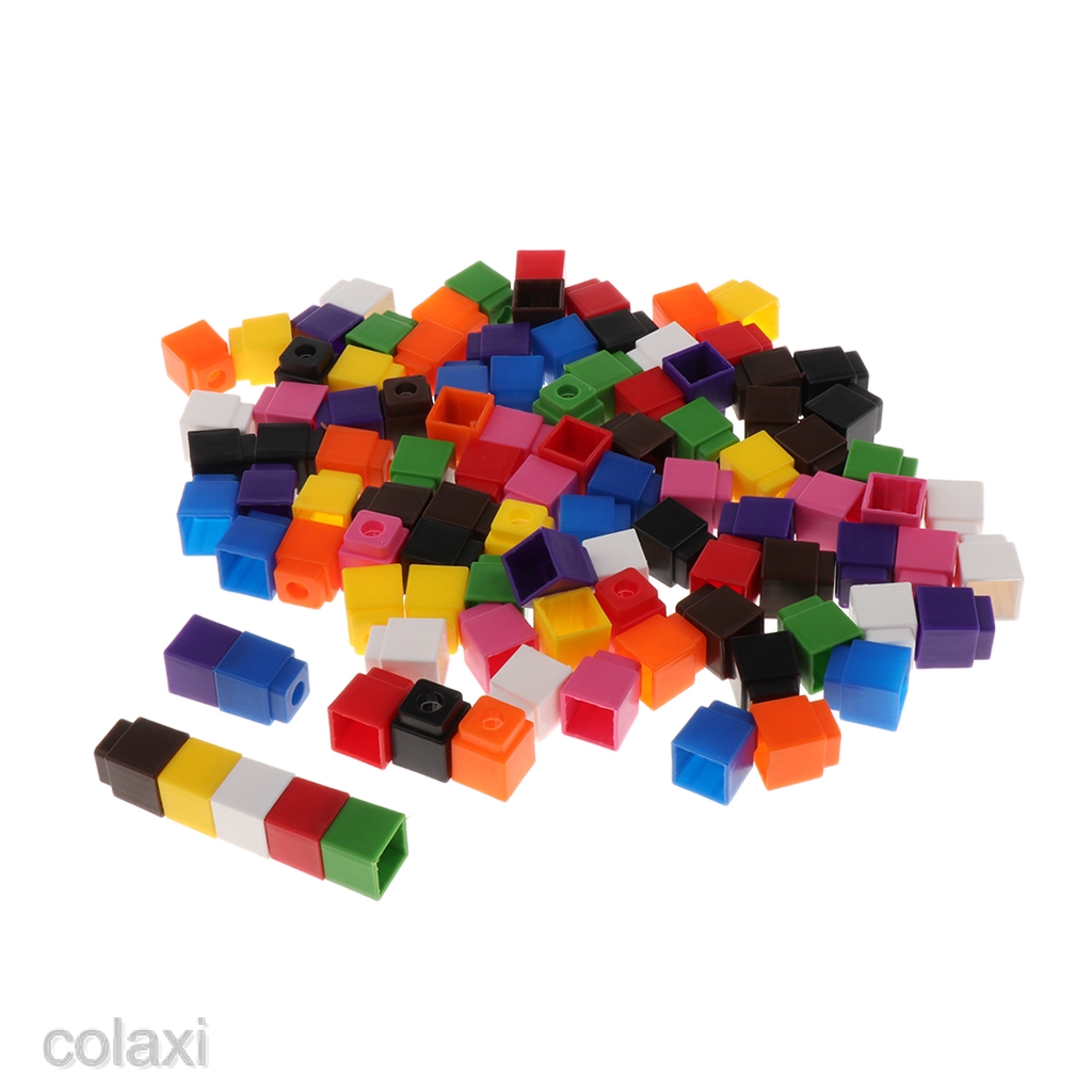 [COLAXI] Learning Resources Mathlink Cubes 100pc Set Early Maths Educational Activity