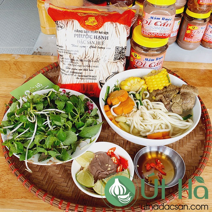 Bánh Canh Khô Huế Phước Hạnh Bịch 500gr Mì Vắt Thơm Ngon Dai Không Bở - Út Hà Đặc Sản