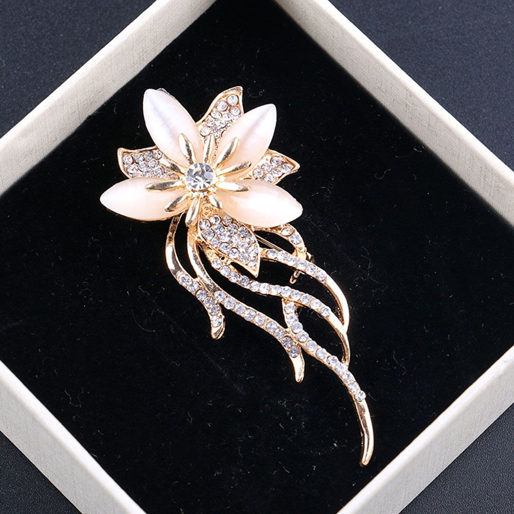 Trâm cài áo họa hình hoa thời trang sang trọng thanh lịch