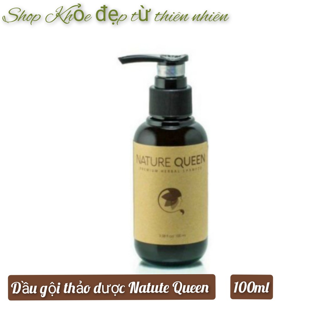 Nature Queen - Dầu gội thảo dược ngăn ngừa rụng tóc, kích thích mọc tóc 100ml, Sao Thái Dương