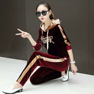Bộ quần áo nhung Cao cấp quảng châu New