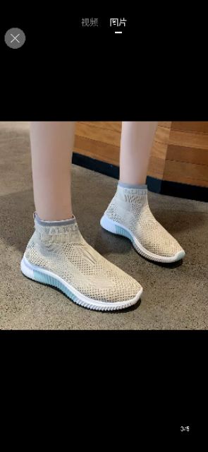 Giày cổ chun, boot len cao cổ hít hót cực mềm êm chân | BigBuy360 - bigbuy360.vn