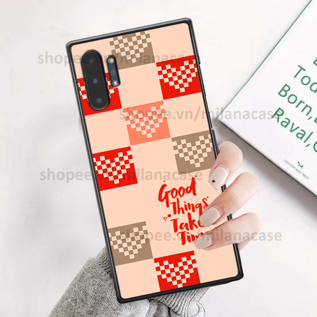 Ốp Samsung Note 10 / Note 10 Plus / Note 10+ caro họa tiết nhiều màu sắc siêu đẹp thời trang cá tính
