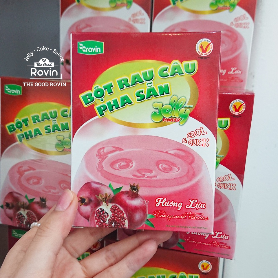 Bột Rau Câu Hương Lựu Rovin (Hộp 60g)