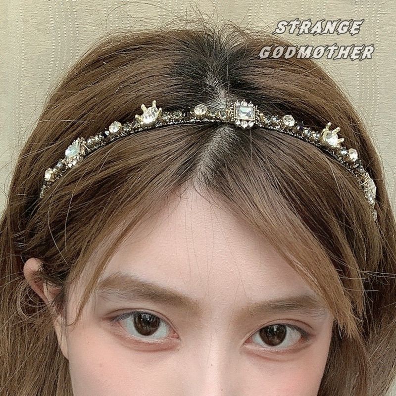 Bờm tóc cài tóc đá nhỏ-bờm đá vương miệng Hàn Quốc