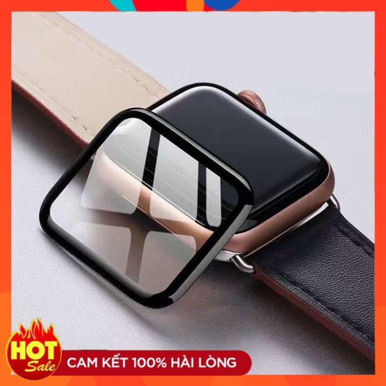 Kính Cường Lực Chống Va Đập Bảo Vệ Apple Watch Nano  Full Màn Series 1 / 2 / 3 / 4 / 5 / 6 Full Size 38 / 40 / 42 / 44MM