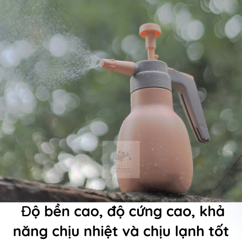 Bình tưới phun sương, bình tưới cây bằng nhựa, bình xịt - Dung tích lớn - Phun xa tới 5m cho cây cảnh, sen đá, xươngcảnh