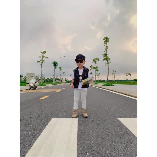 Áo Da lót nỉ hàng xuất xịn- tqxk cho bé trai, bé gái