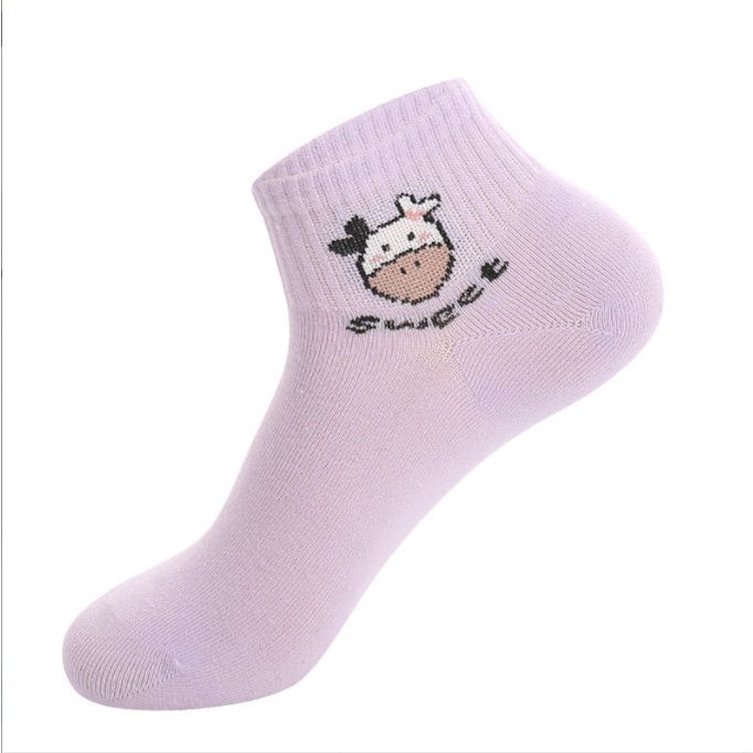 Tất nữ cổ thấp hình quả đào cute T108