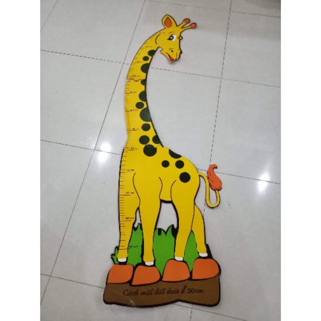 Hươu đo chiều cao xốp