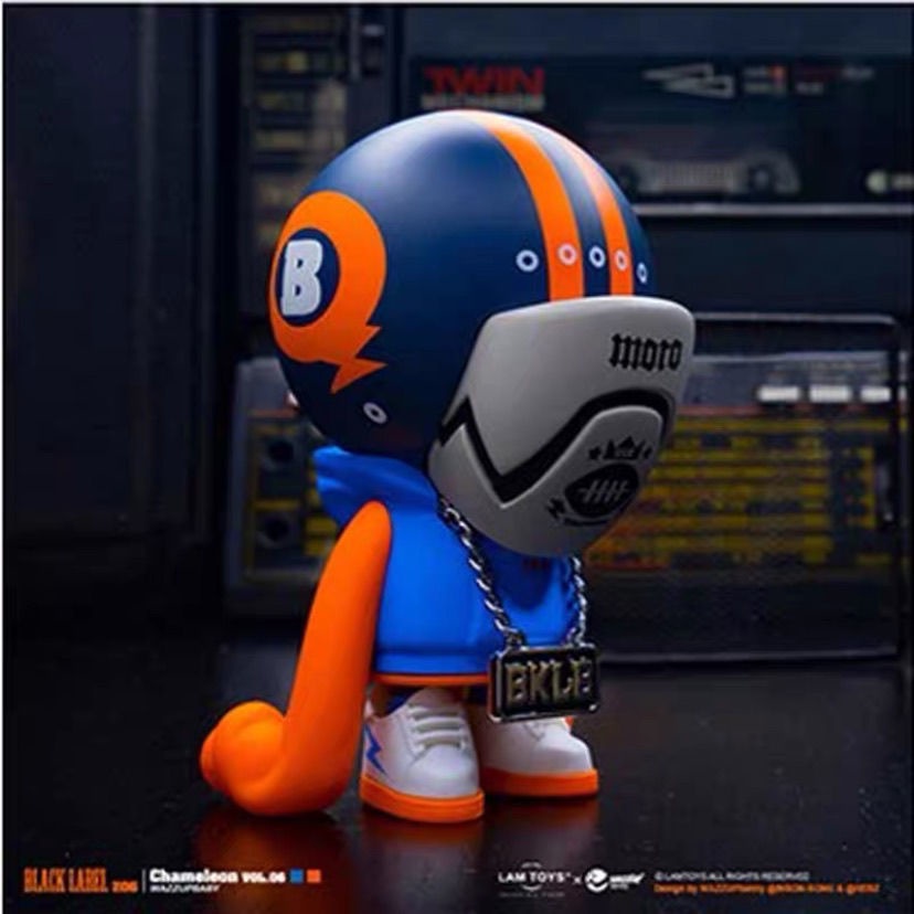 Đồ trang trí Nhân Vật LAMTOYS Chameleon 6 Màu Đen