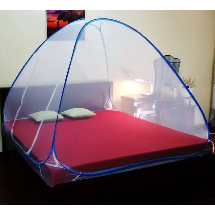 MÀN CHỤP TỰ BUNG KHÔNG ĐÁY CHỐNG MUỖI, MÙNG CHỐNG MUỖI CAO CẤP 1M6X2M, 1M8X2M, 2M2X2M HÀNG VIỆT NAM