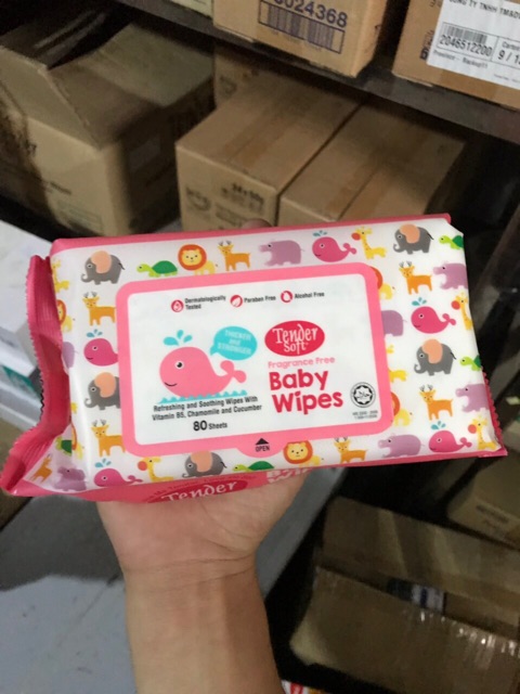 KHĂN GIẤY ƯỚT TENDER SOFT BABY WIPES